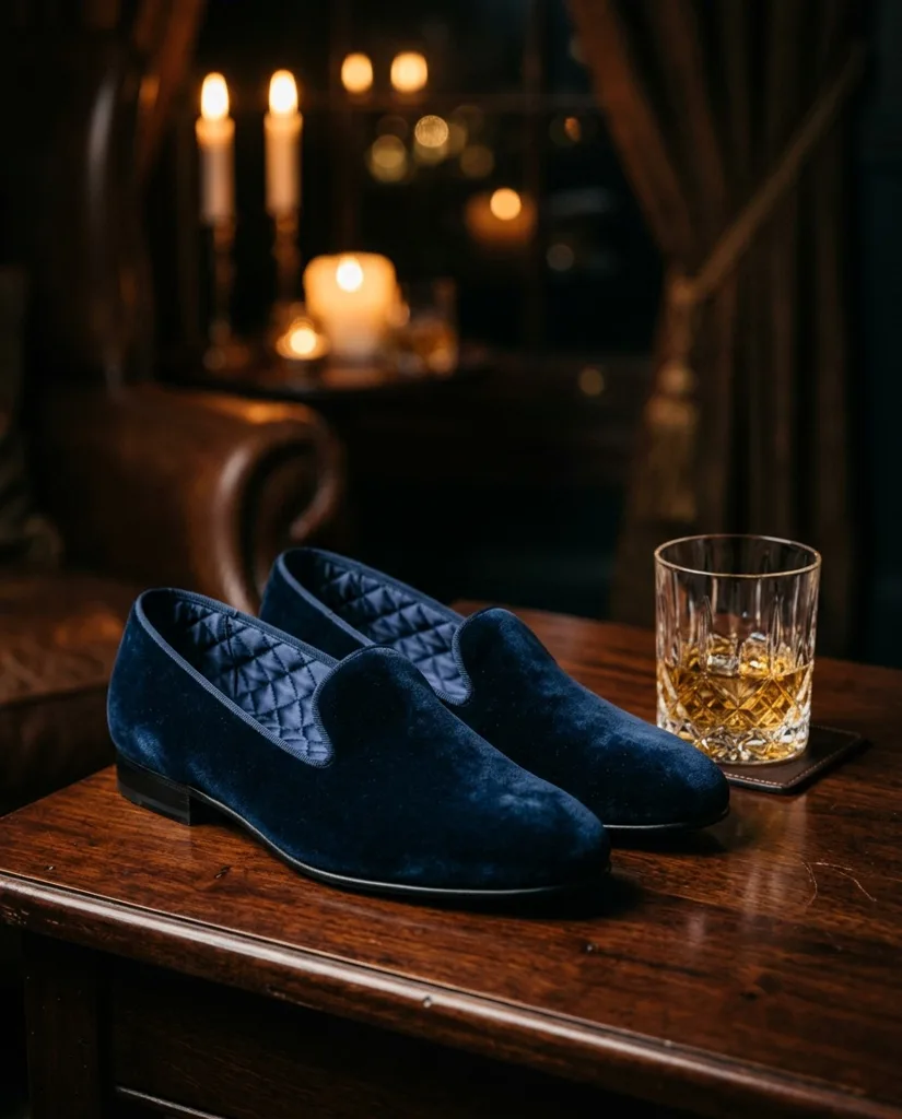 Ekow Velvet Slipper