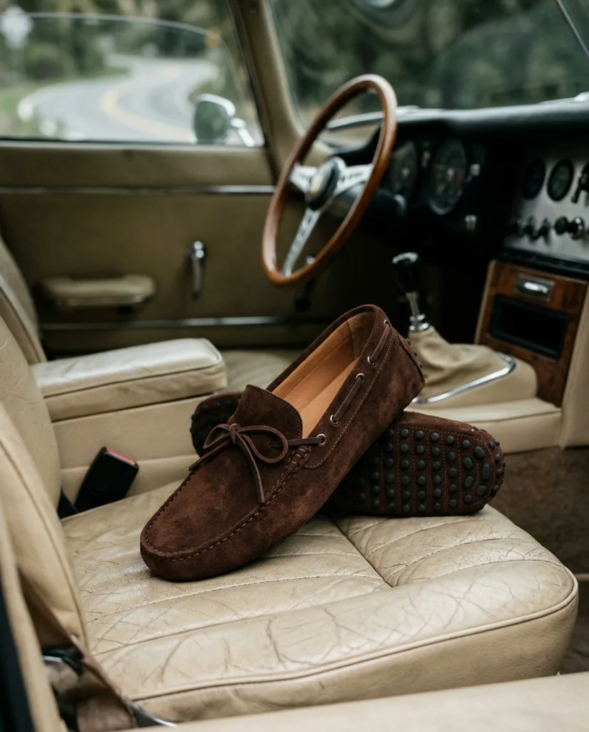 Ato Suede Driving Loafer