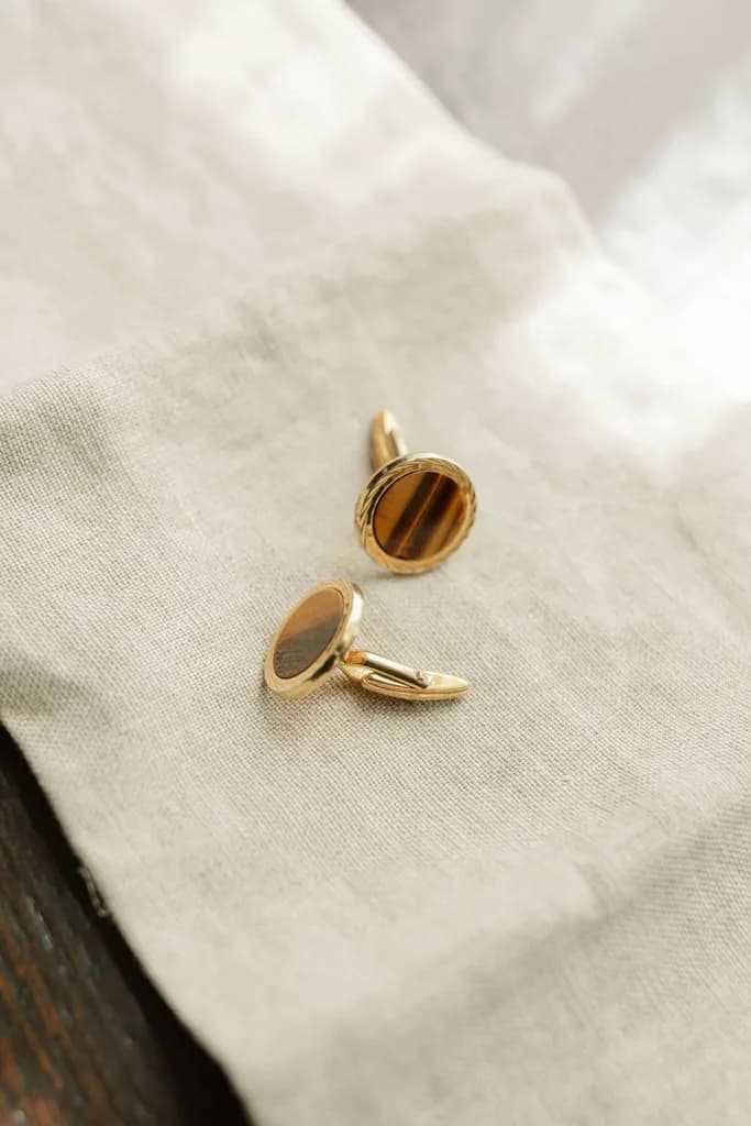 Tiger's Eye Cufflinks